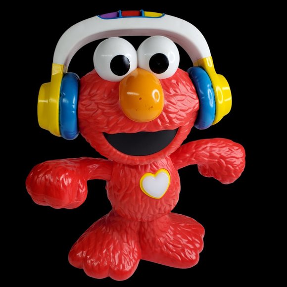 Sesame Street Lets Dance Elmo 12in Elmo Toy Sings and Dances 2017 Works Great - Picture 8 of 12